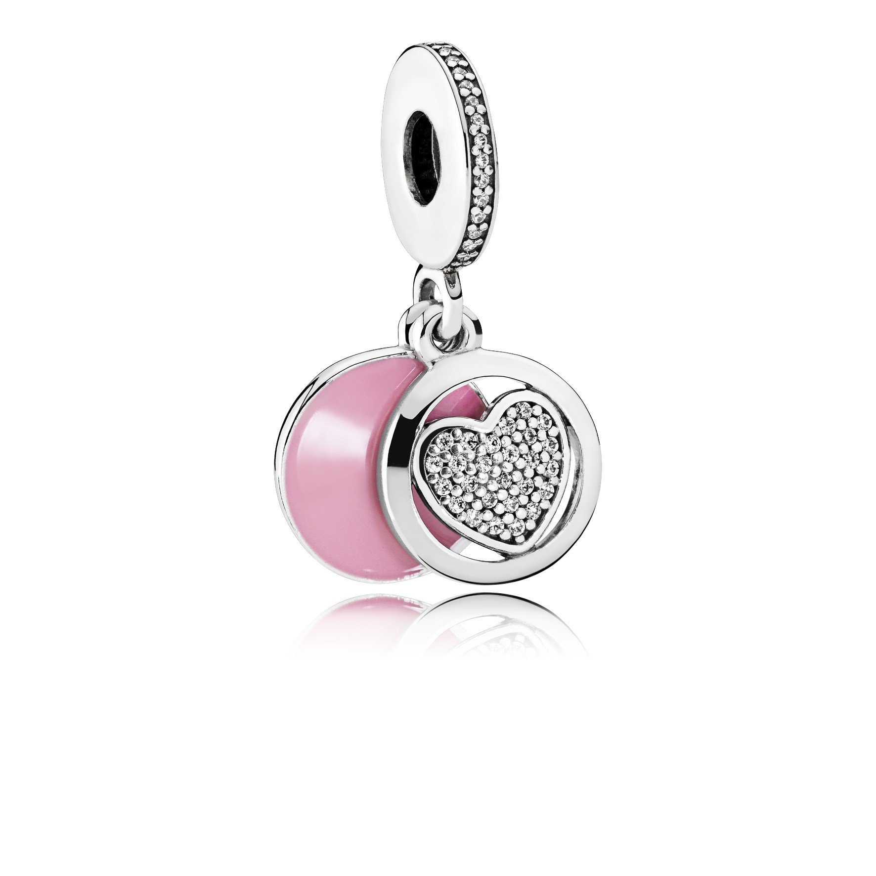 Charm Pandora plata rosa para lucir en eventos y diario con estilo 3