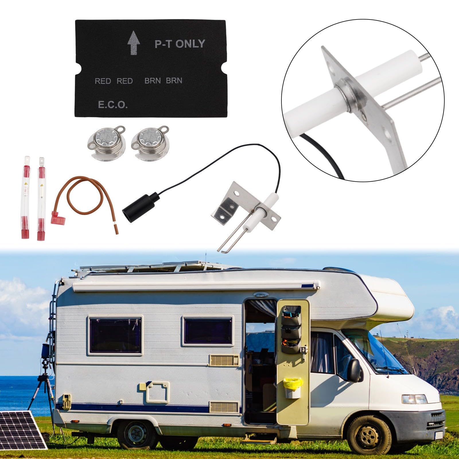 Juego de desconexión térmica para calentador de agua para autocaravana, calentador de agua térmico para Atwood 91447 93866,93868