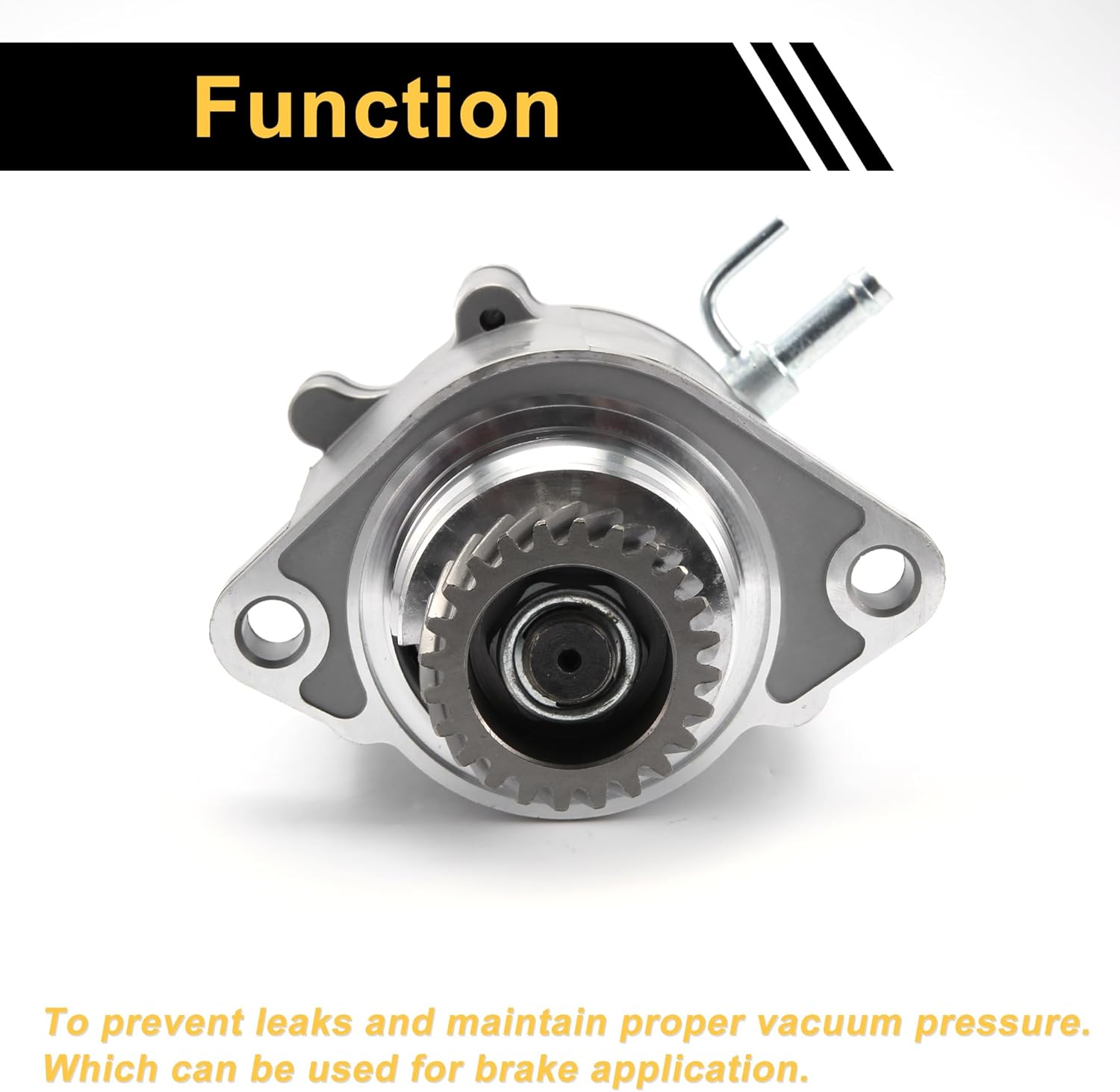 Brake Vacuum Pump No.2930017010 Engine Vacuum Pump for Toyota Land Cruiser 1995-2003 Aluminum Alloy Silver Tone 1 Pc