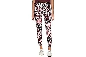 Calvin Klein Performance Printed High-Waisted Leggings with Pockets
