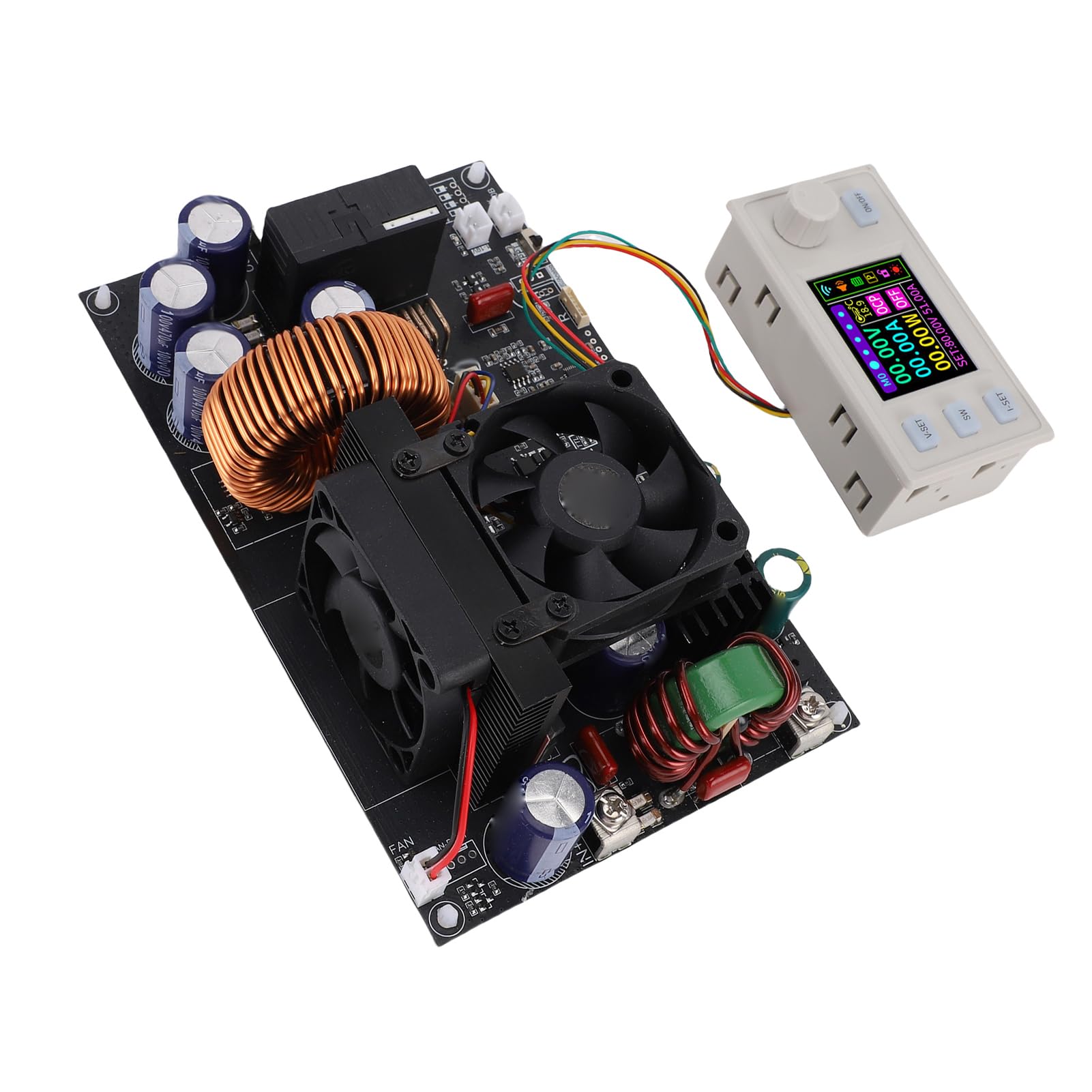 ViaGasaFamido Regulowany Regulator Napięcia, Zasilacz 0-80 V 0-50 A 4000 W DC z Cyfrowym Wyświetlaczem do Testowania Sterowników LED i Sprzętu Laboratoryjnego