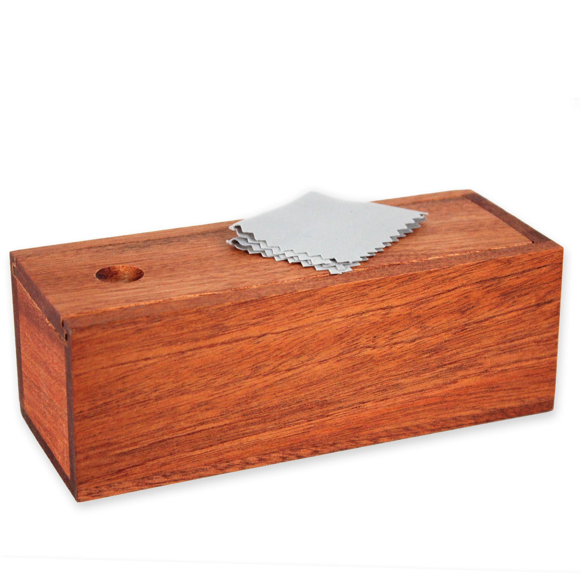 Coffret Longue Vue Puissante - Télescope Monoculaire - Grossissement x 25 - Lentille 30 mm - Randonnée, Chasse, Bateau, Observation des Oiseaux et Paysages - Boîte de Rangement Bois - 33 CM - Doré