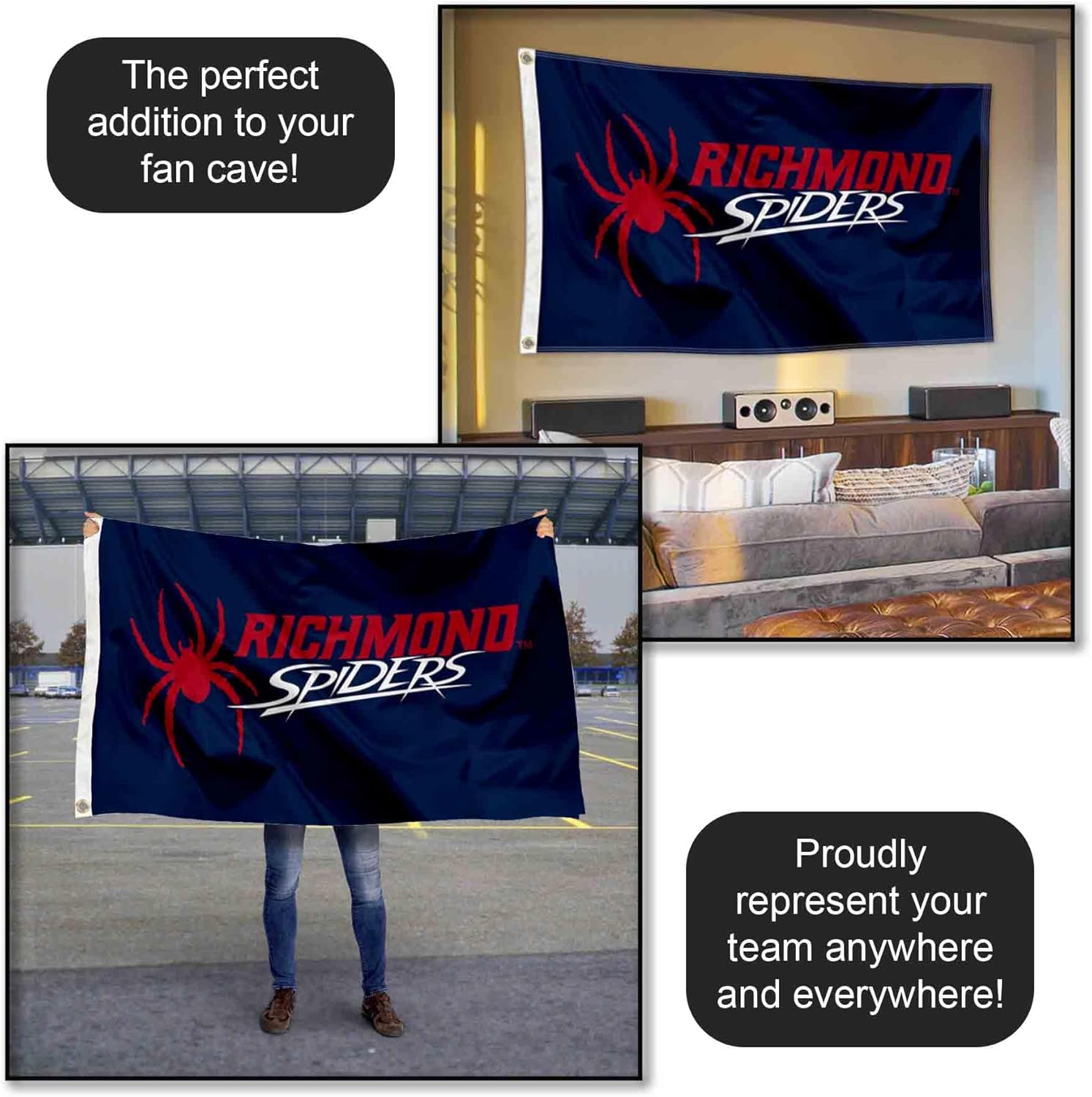 Richmond Spiders New Logo Flag