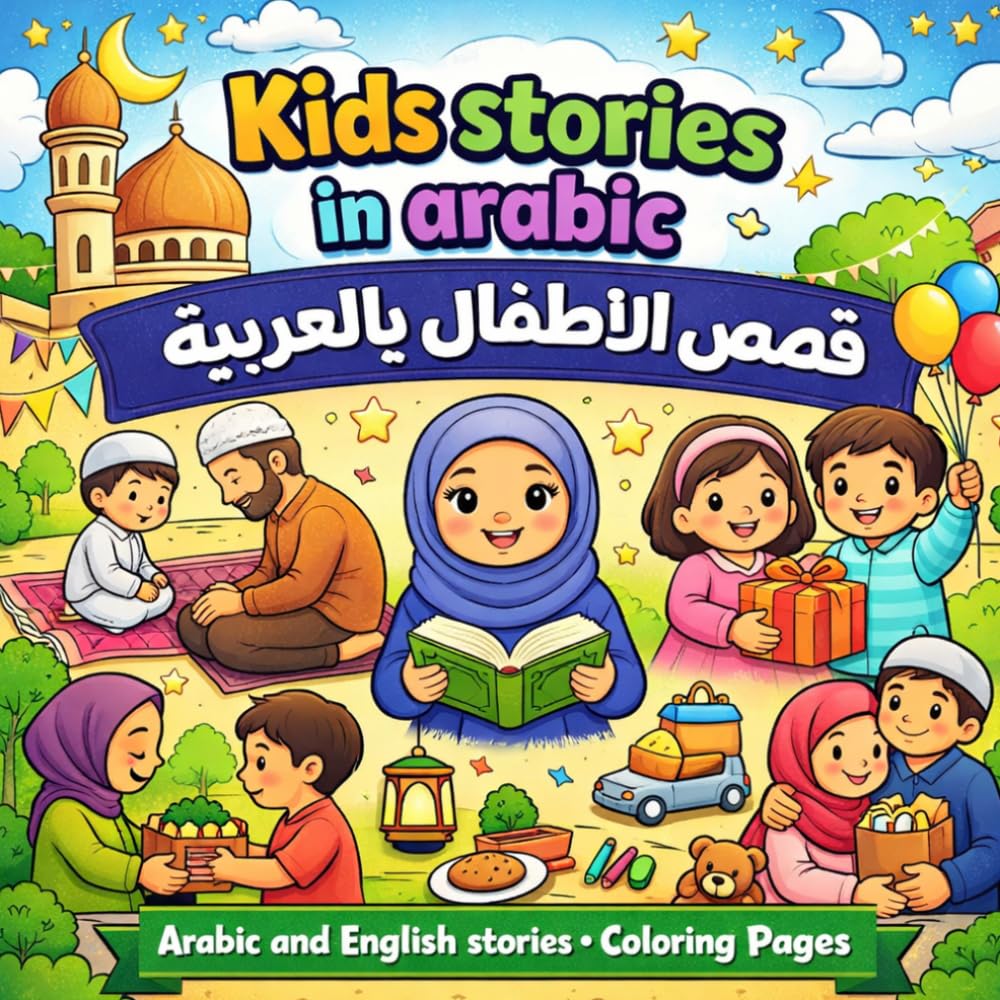 Kids Stories in Arabic قصص أطفال بالعربية: islamic Stories for Kids | قصص إسلامية للأطفال، الكتاب خاص بالأطفال يحتوي على أكثر من 10 قصص قصيرة