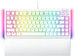 Teclado Razer BlackWidow V4 75% Branco - RZ0305001700