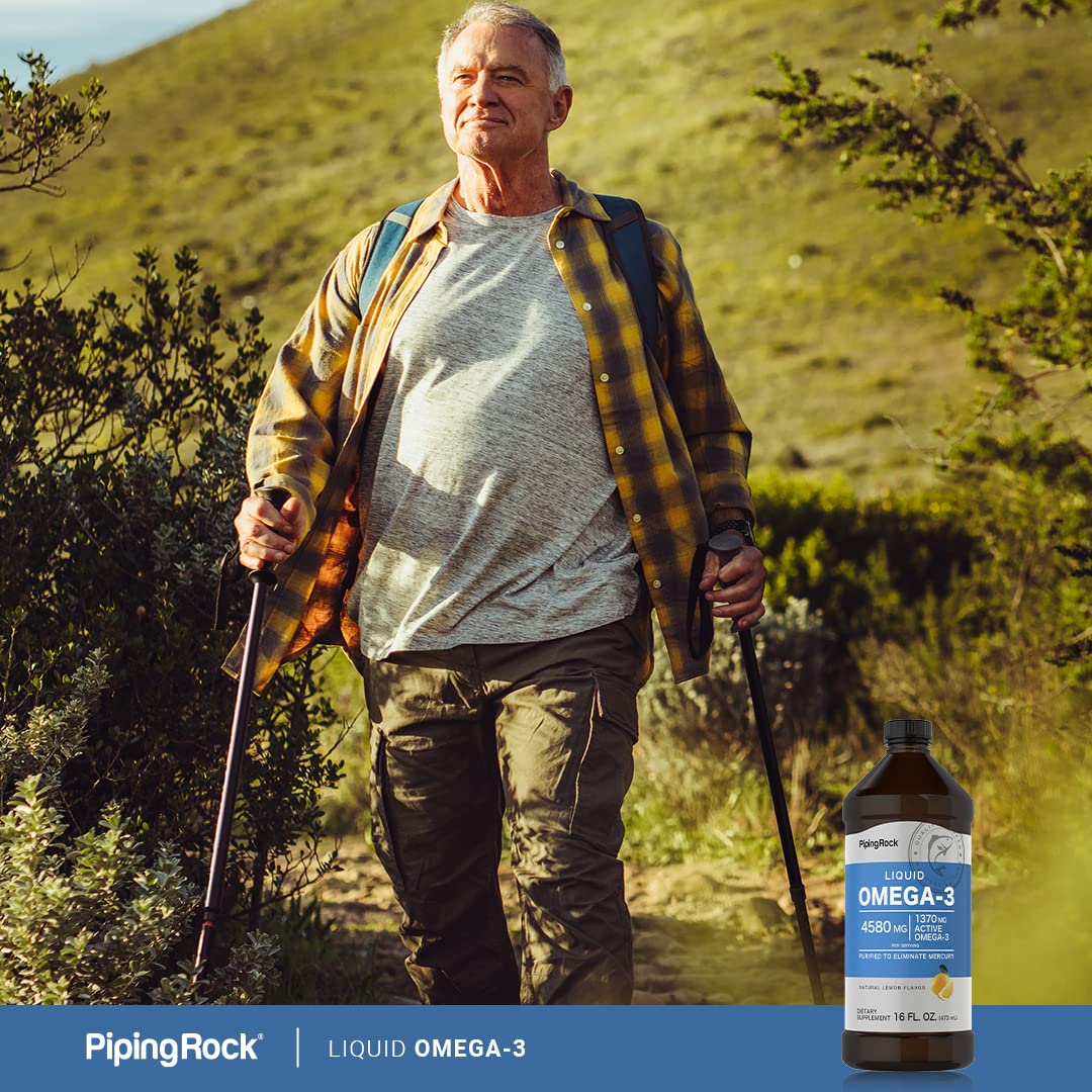 Piping Rock Omega 3 Fish Oil Liquid Supplement | 16 Fl Oz | Mercury Free — Amazon image 6