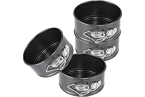 HIWARE Mini Cheesecake Pan Set: A Convenient Baking Essential for Delightful Miniature Delicacies