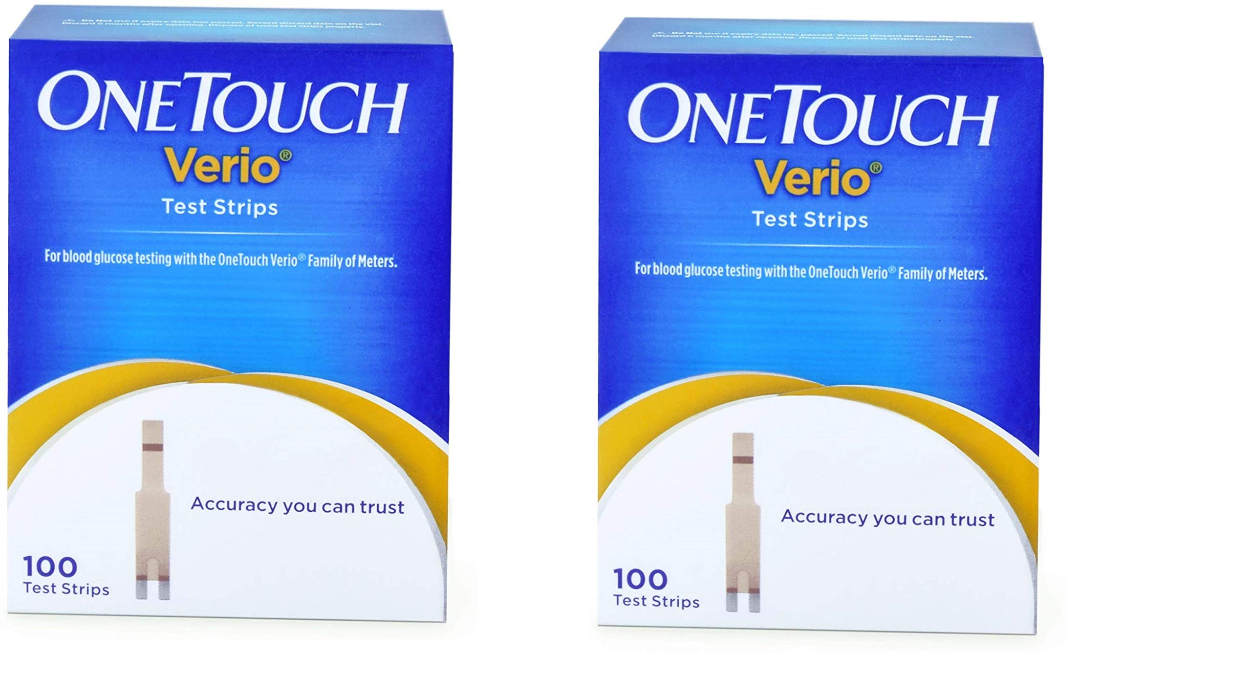 OneTouch Verio Test Strips, 200 Count (Multicolor) - One Touch verio Test Strips - 200 Count