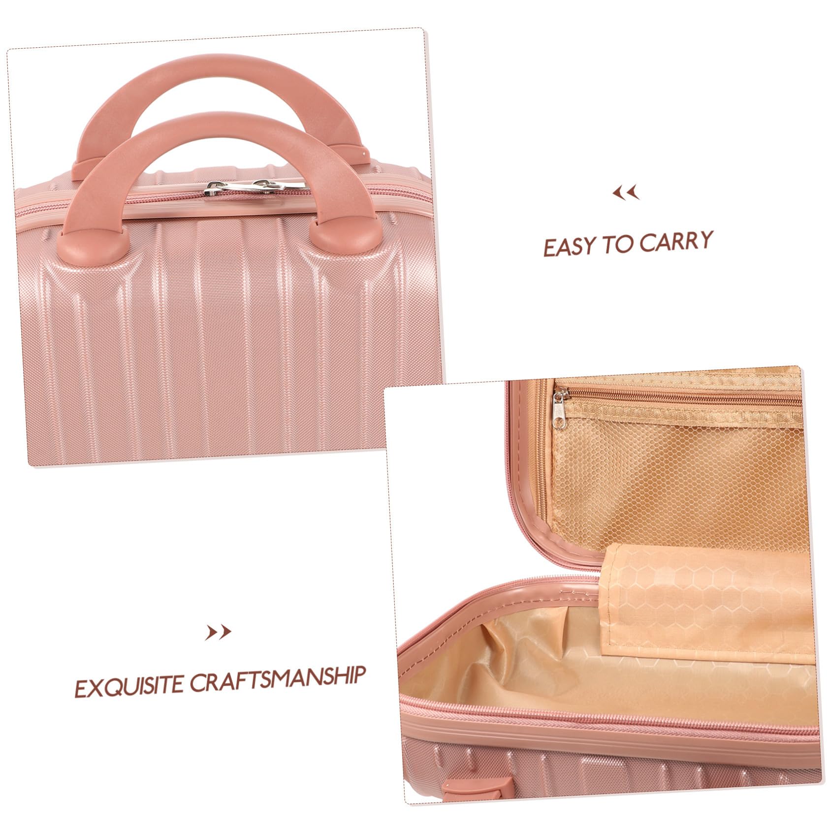 Beauty Case da Viaggio Donna Grande Capacità in ABS e Pc, Portatrucchi Multifunzione per Cosmetici Art, per Viaggi e Impiego Quotidiano