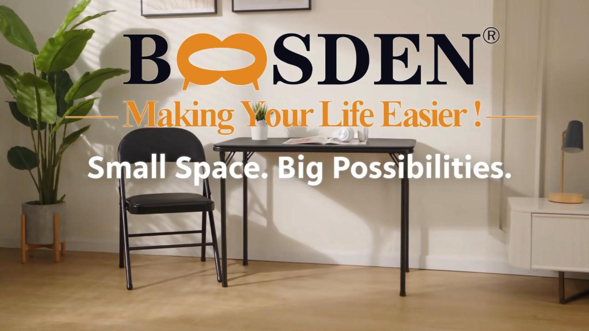 Amazon.com: BOOSDEN Folding Card Table and Chairs Set for Indoor