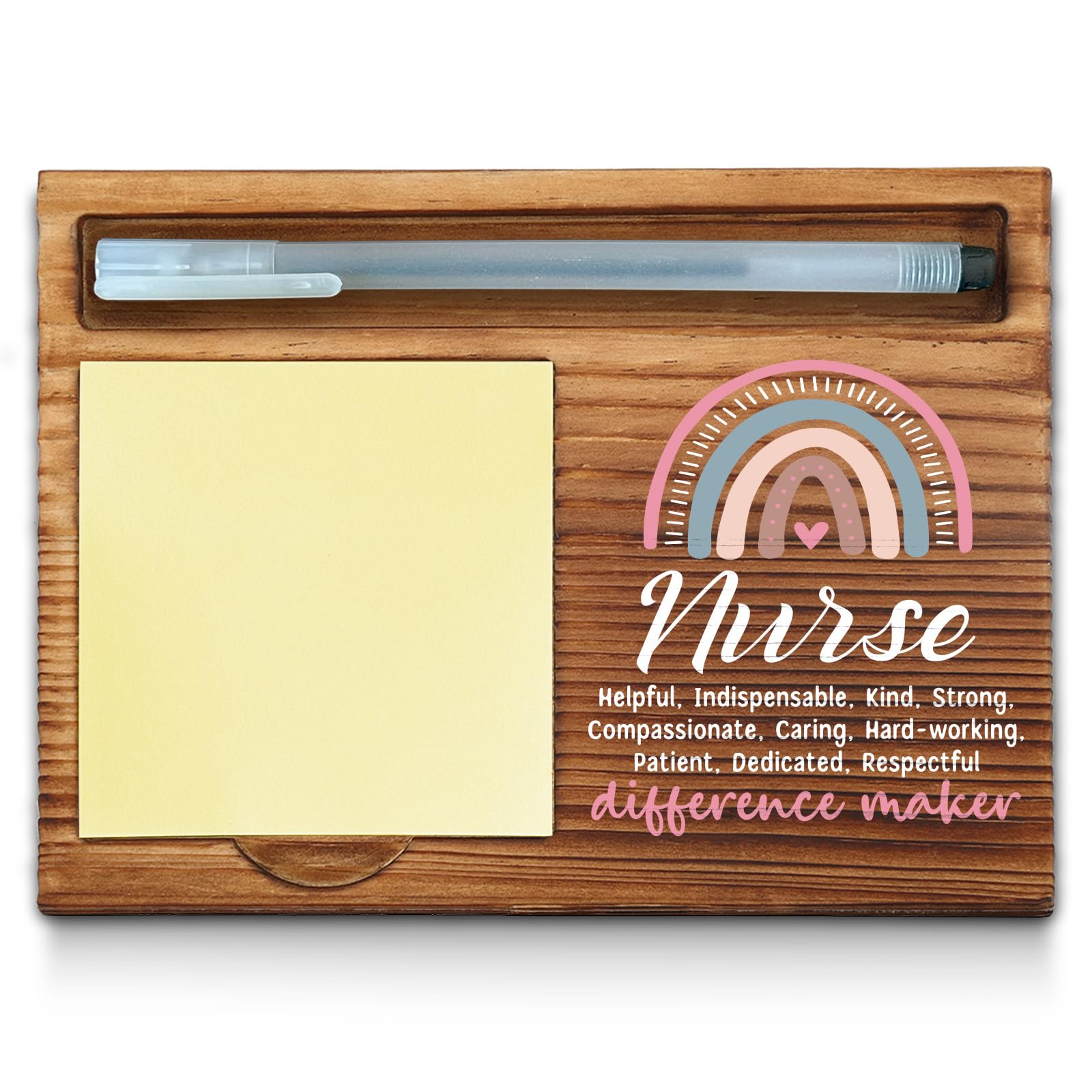 Nurse Sticky Note Holder, Nurse Office Decor, Nurse Gifts, Nurse Thank You Appreciation Gifts for Women Self-Stick Note Pad Holders WPP16