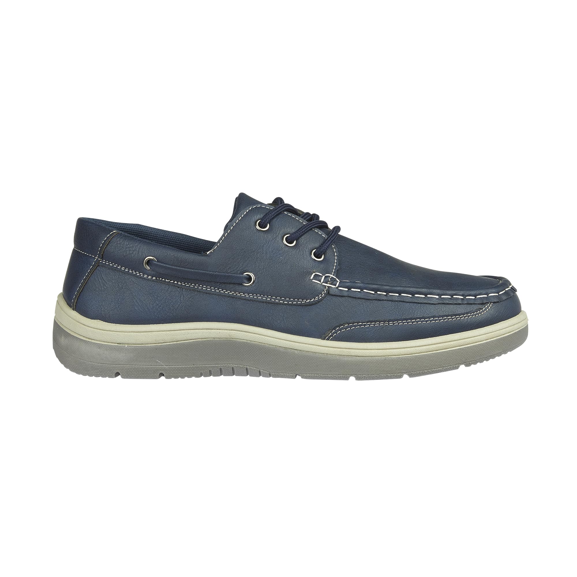 Chaussures larges en similicuir pour homme - À enfiler ou à lacets, décontractées, légères et confortables