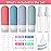 16pack Travel Bottles for Toiletries, TSA Approved LeakProof Squeezable Silicone Toiletry Containers for Shampoo, Conditioner, 3oz Portable Refillable Travel Size Liquid Containers (16Pcs/Warm Color