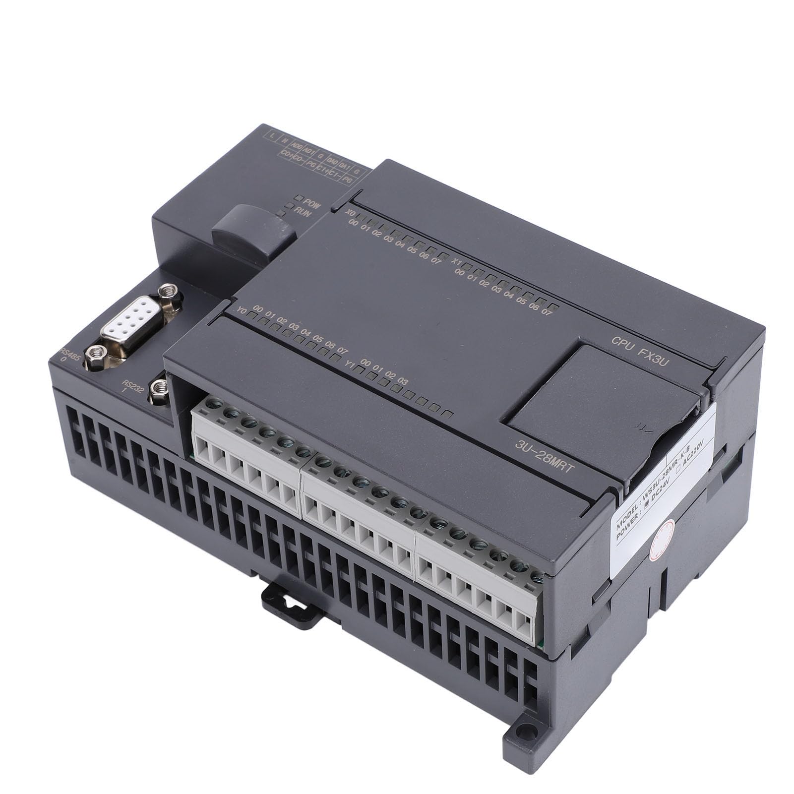 Módulo PLC Industrial 16 Entradas 12 Salidas DC24V Controlador Lógico Programable con Relés para Automatización Industrial y Control de Procesos