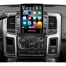 Car Radio for Dodge Ram 1500/2500/3500 2013 2014 2015 2016 2017 2018 | Car Stereo with Wireless Carplay Android Auto Bluetooth Touch Screen with WiFi FM GPS SWC Backup Camera