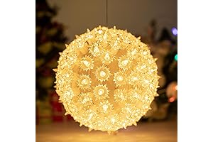 Brightown Starburst Sphere Lights for Christmas Ambiance