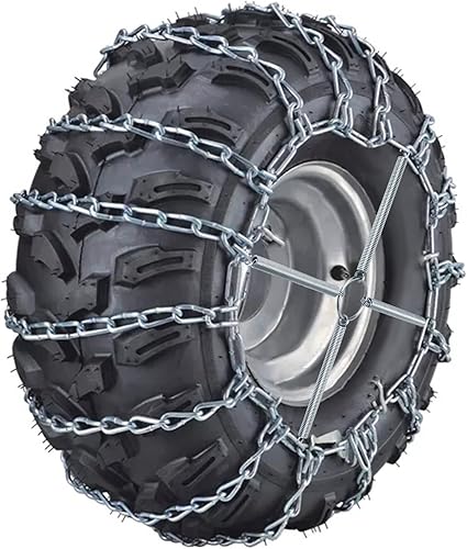 Miniatura 4 de 1 par de tensores de cadena de neumáticos, tensores de cadena de neumáticos para nieve, tensores de cadena de neumáticos de tractor de jardín