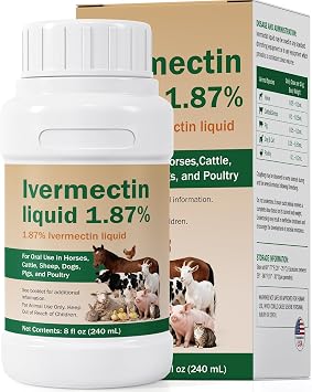 Ivermectin Solution for Sheep, Poultry & More, 240ml Ivermectin