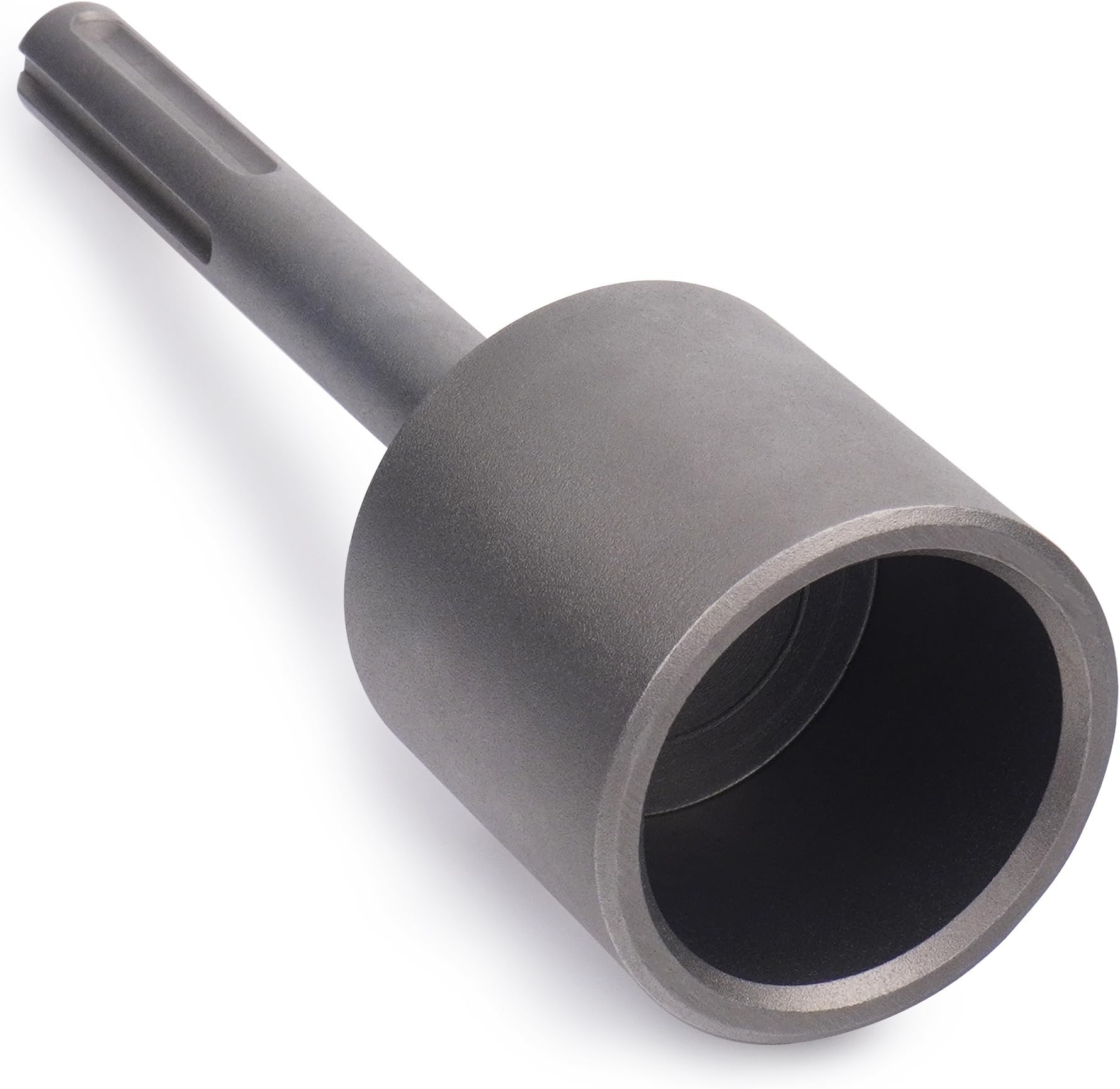 SDS Max Shank T Post Driver, 2 Inch Diameter Head for Driver T Posts, Heavy Duty Ground Rod Driver for Fence, Steel, Concrete, Compatible with SDS-Max Hammer Drills and Demolition Hammers, Save Time