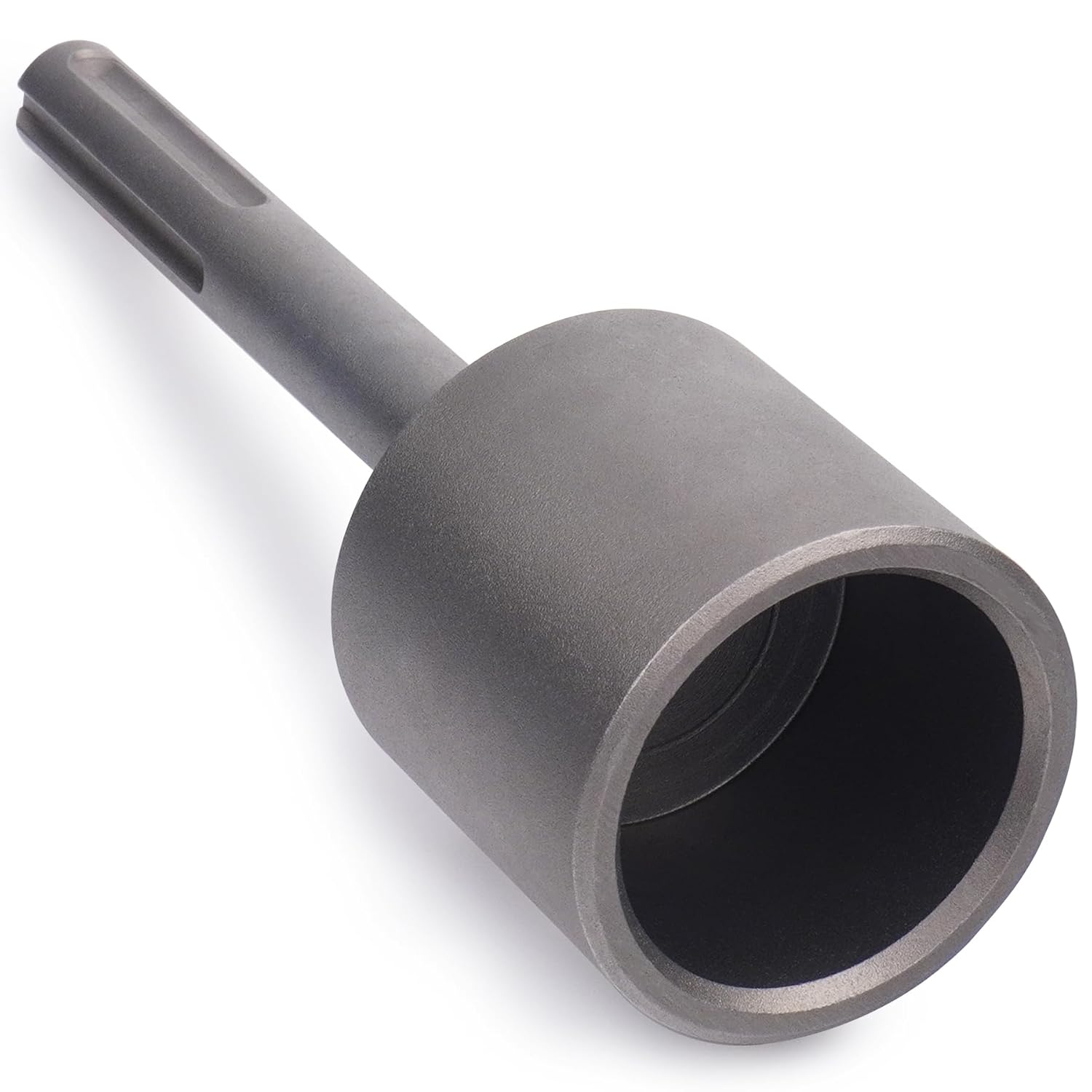 SDS Max Shank T Post Driver, 2 Inch Diameter Head for Driver T Posts, Heavy Duty Ground Rod Driver for Fence, Steel, Concrete, Compatible with SDS-Max Hammer Drills and Demolition Hammers, Save Time