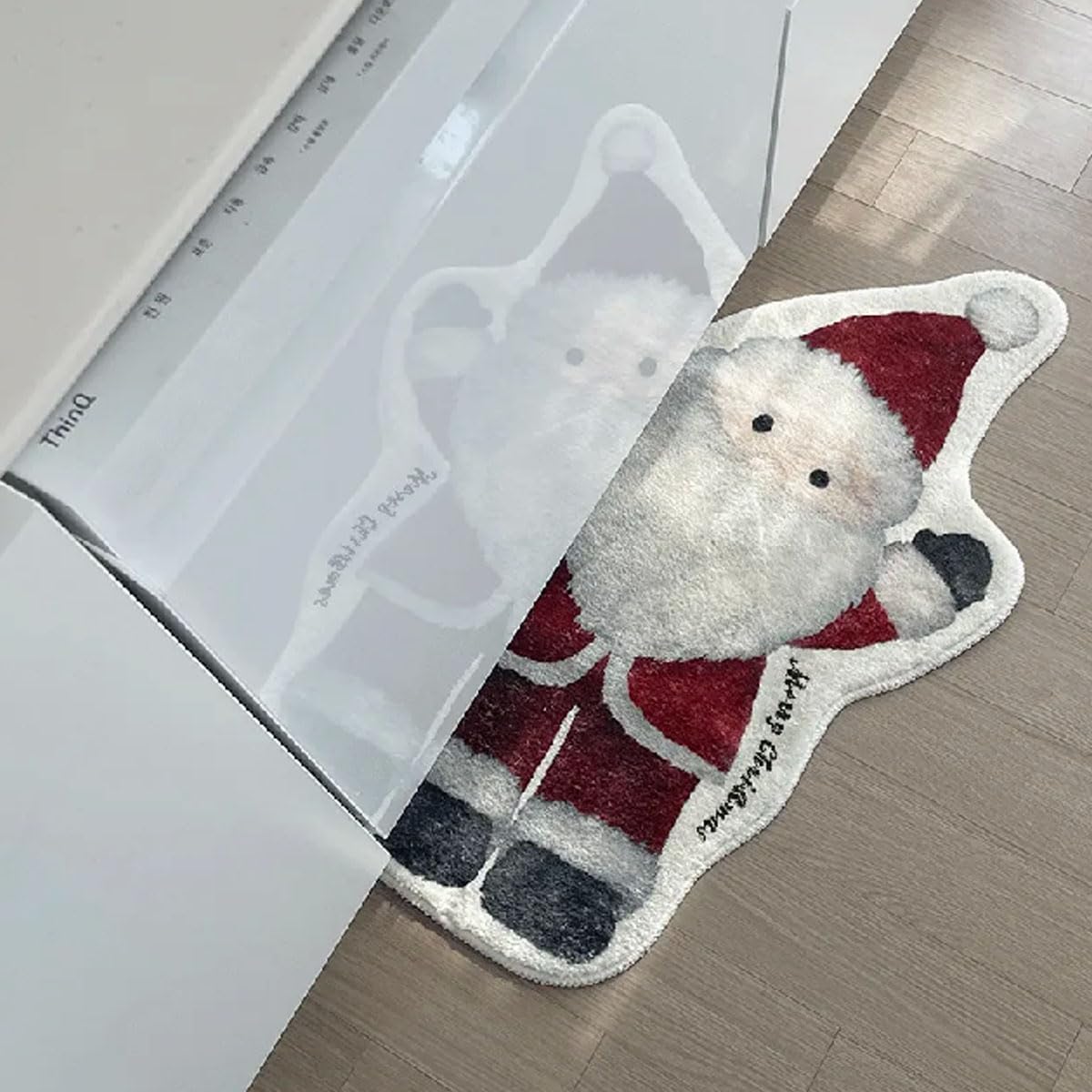 Tapis de salle de bain de Noël antidérapant pour éviter les glissades sur sol humide