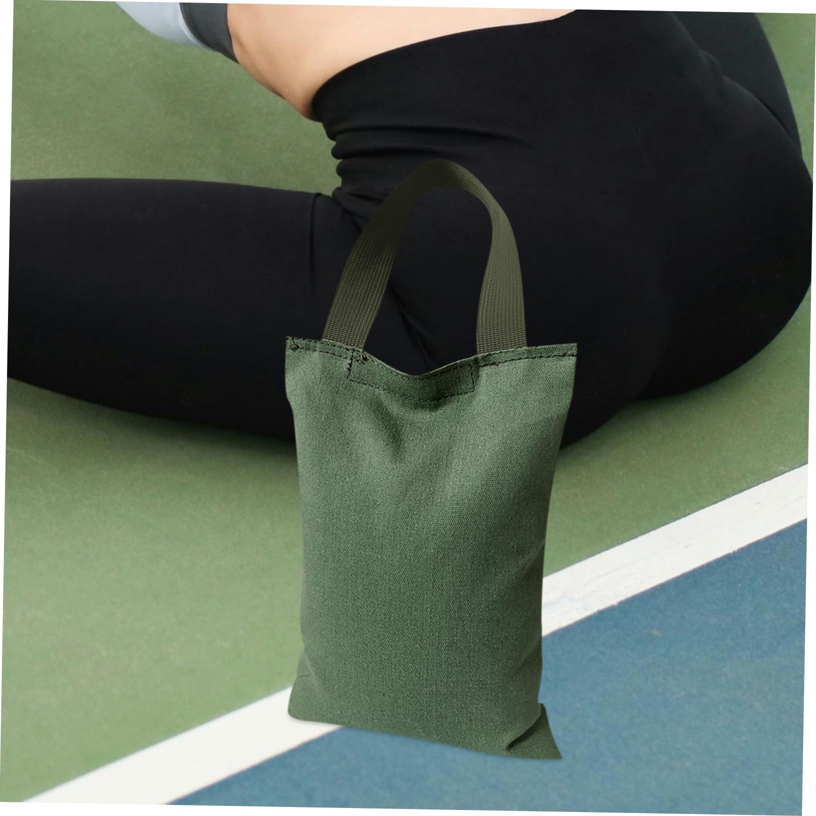 Toyvian De Sable Pondéré avec Poignée pour Yoga Fitness Et Musculation De Gymnase Léger Ajustable pour Entraînement Pilates Et Rééducation