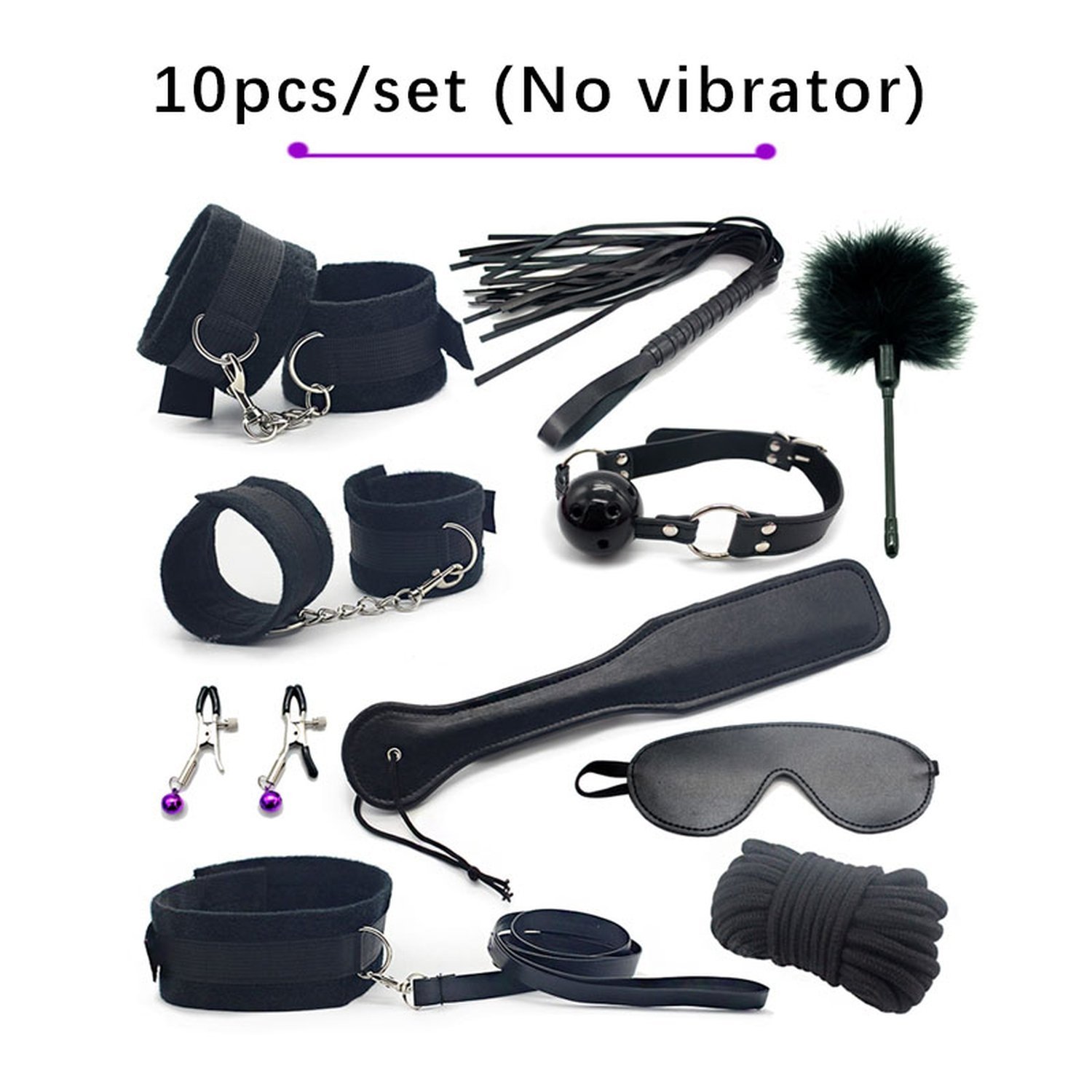 Buy BCDHW shirt Erotic Toys Ví-bratór Bullet Sexvcc BondageFetish Kit  Restraints Toys for Pleasures Handcuffs Female Fun Sexvcc Item Sexvcc  Tools,Black Online at desertcartKUWAIT