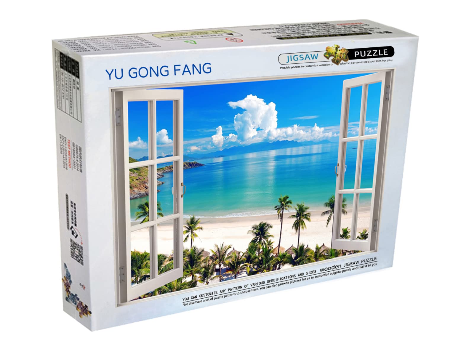 Amazon | 大人用パズル 500ピース 窓 海の眺め 難しいパズルと