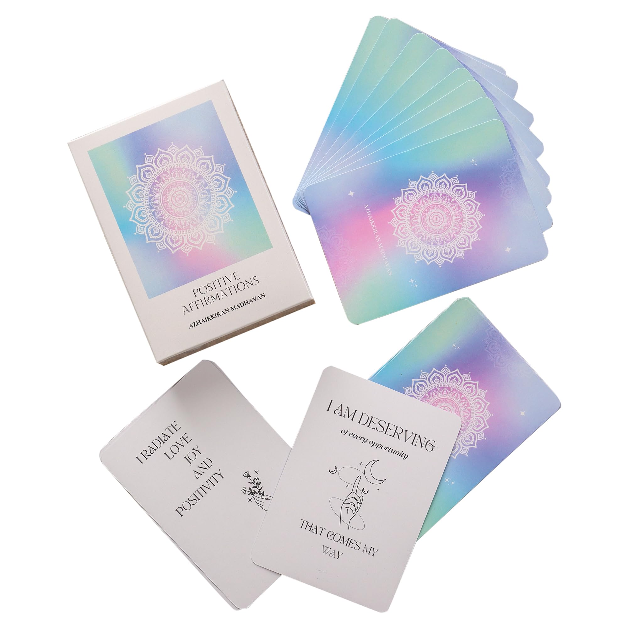 AZHAIKKIRAN MADHAVAN Positive Affirmations Deck: 50 Cards to Cultivate Positivity and Self-Confidence (B0D5HW5TRM) Amazon Price History, Amazon Price Tracker