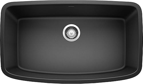 Vista 4 de BLANCO 441773 Valea - Fregadero blanco con cuenco individual, 32 pulgadas de largo x 19 pulgadas de ancho