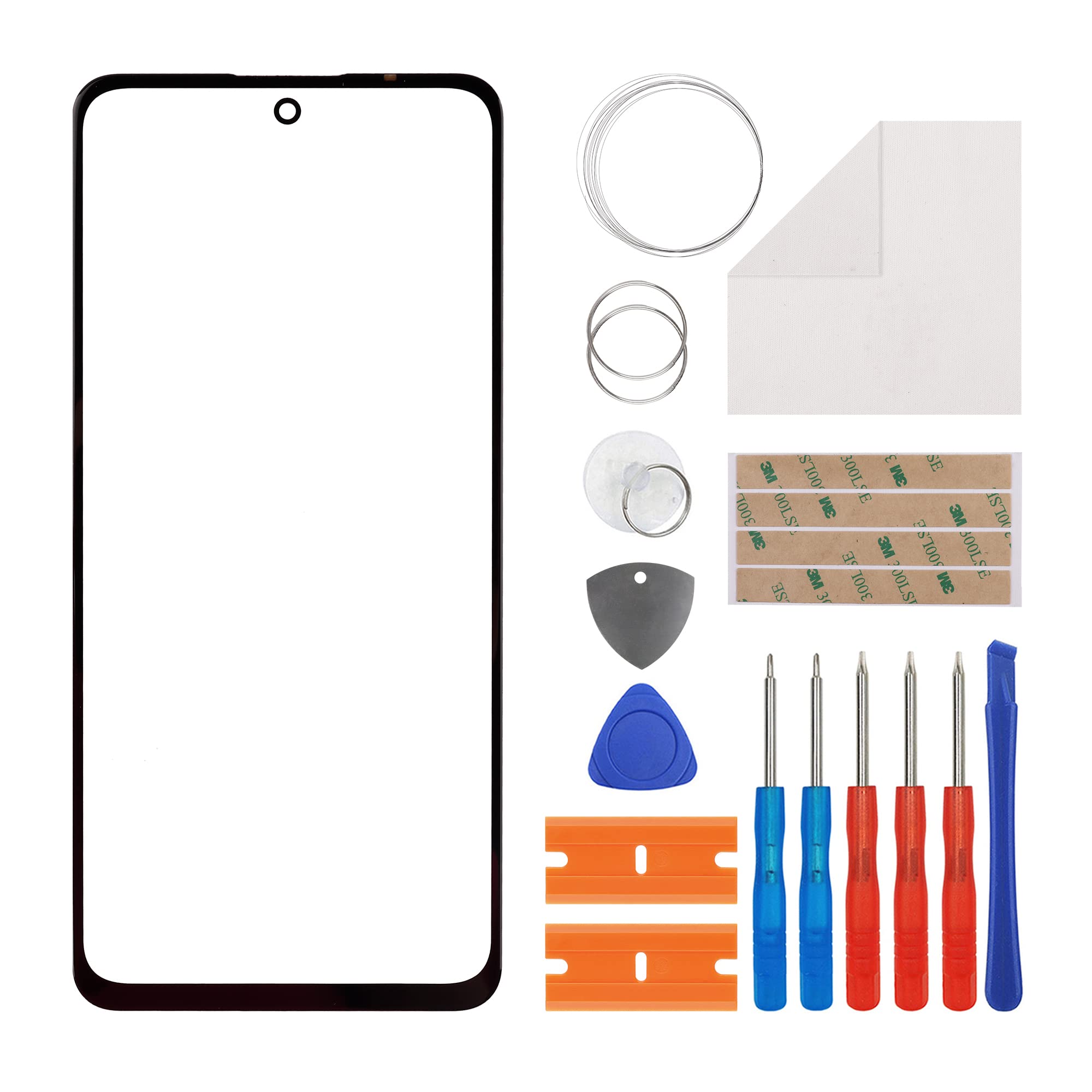 Frontglas Für Xiaomi Redmi Note 10 (5G) Ersatz Display Touchscreen Scheibe +Tool