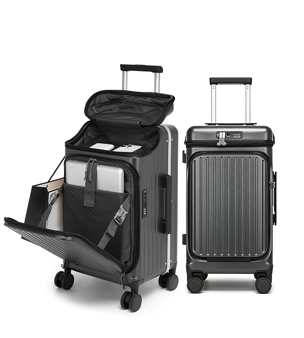 feilario Top Opening Business Carry On Luggage, Front Pocket, TSA Lock by feilario - Used condition - US$153.10