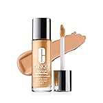 Clinique Beyond Perfecting Lightweight Liquid Foundation + Concealer For Dry Combination to Oily Skin Types | Full Coverage + Natural Matte Finish, Oat, 1 Fl Oz