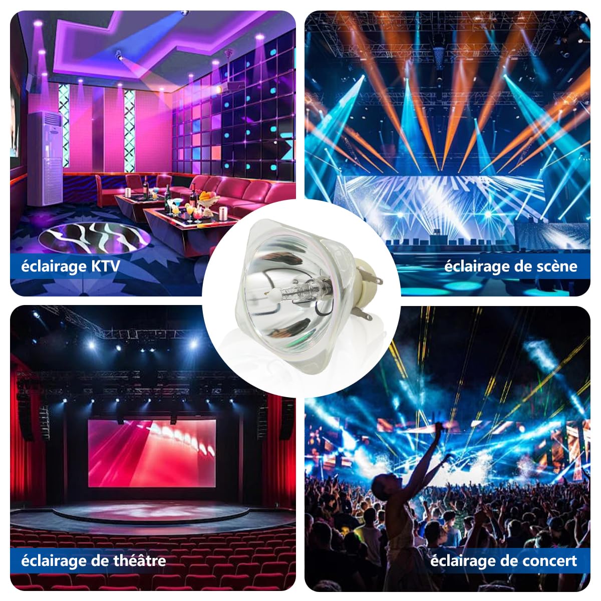 MSD Platinum Beam 200W 5R Lamp per Luce a fascio con testa mobile, Lampada 5R 200W per Teste Mobili Luci dj, Lampada da Palcoscenico Elettroniche Lampadina 200W Lampadina di ricambio