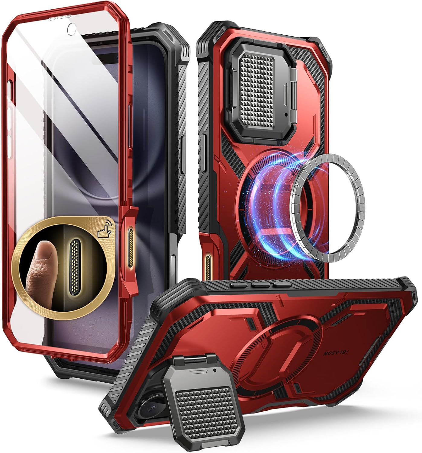 iBlason Armorbox for iPhone 16 Plus Case with Camera Cover