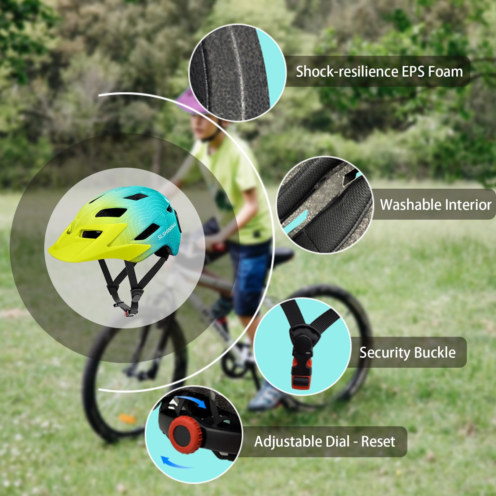Casco de Bicicleta para Niños con Pantalla LED, Luz, para Ciclismo, Patinaje, Scooter, Deporte, Equitación, con Luces Intermitentes y Control Remoto