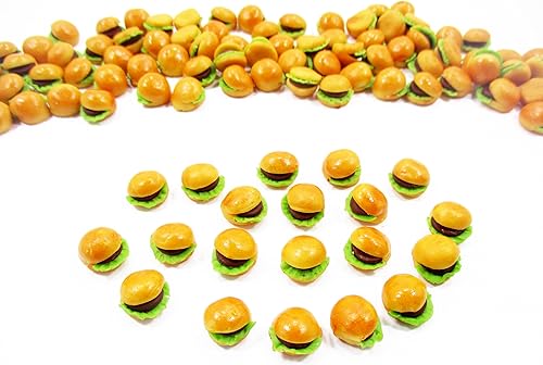 20 Hamberger Pan Bakery casa de muñecas miniatura alimentos fuente de Art Deco casa de muñecas alimentos – 3927