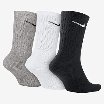 NIKE Unisex U Nk Everyday Csh Crw 3pr 132 Socks