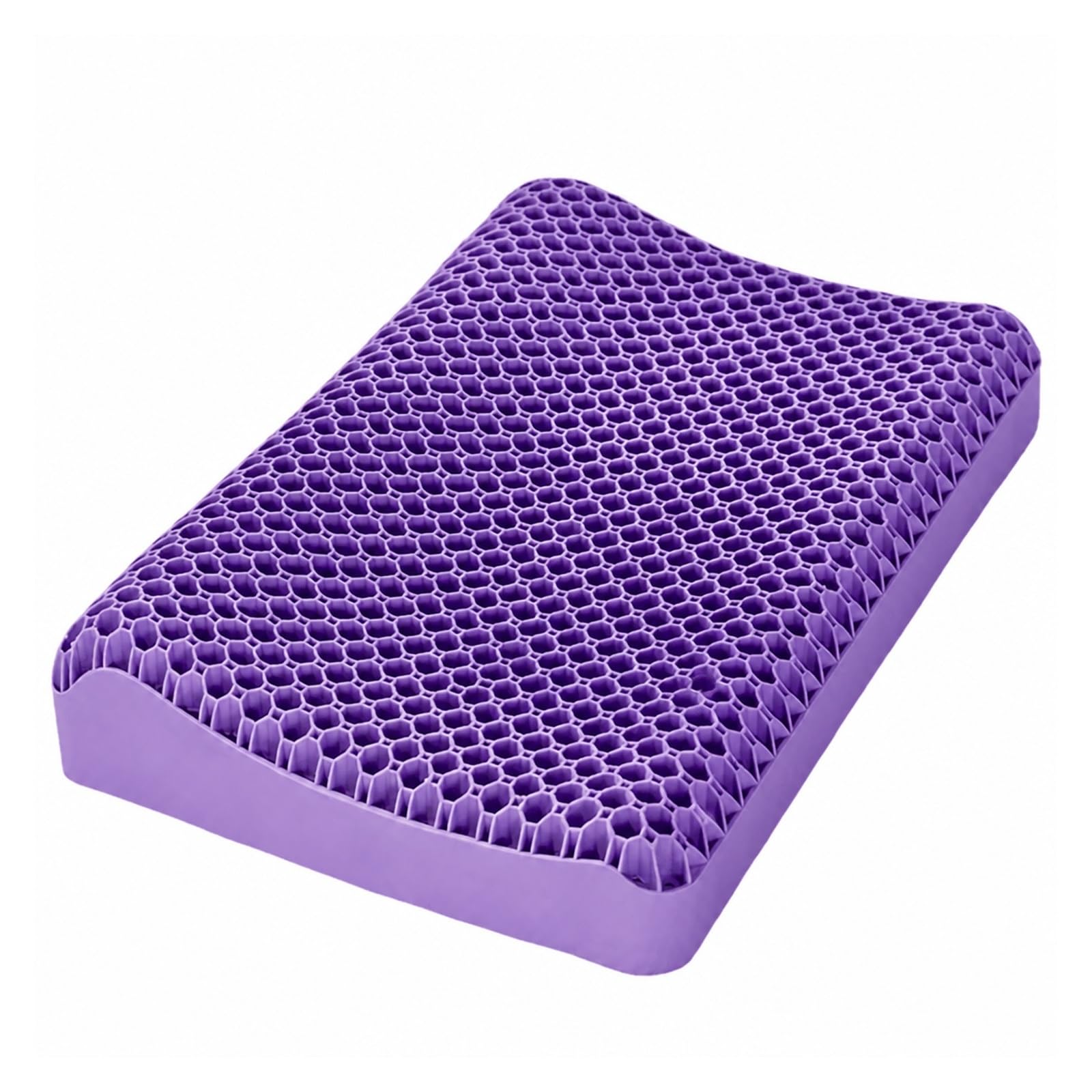 AMRTTWY Honeycomb Pillow, Pectin Pillow Breathable Air Layer TPE Washable,Gel Cushion