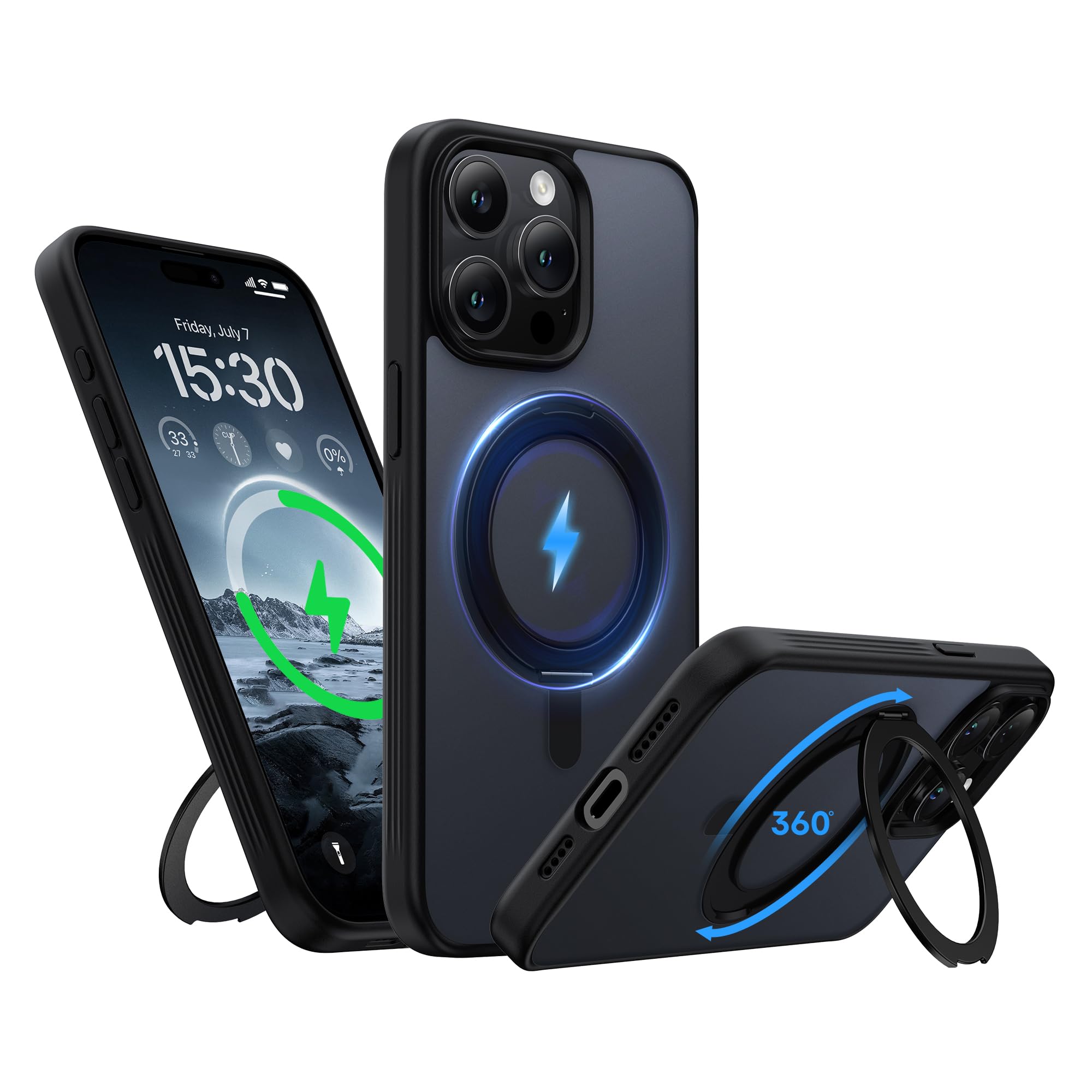 Niunisi Stand for iPhone 15 Pro Max Case