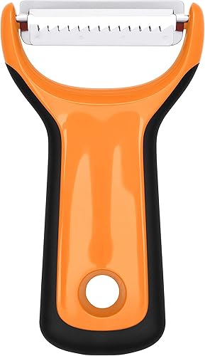 Miniatura 7 de OXO Good Grips Prep Julienne - Pelador en forma de Y de acero inoxidable, color negro, 4.2 pulgadas de ancho, 8 pulgadas de alto