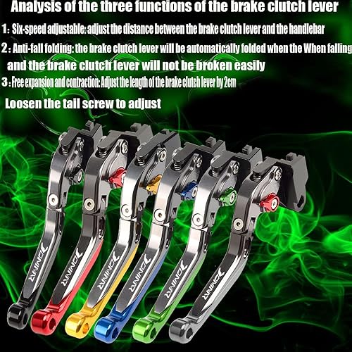 Miniatura 3 de Bajaj Dominar 400 2017-2018 - Manija de freno embrague accesorios de motocicleta plegable freno embrague palancas