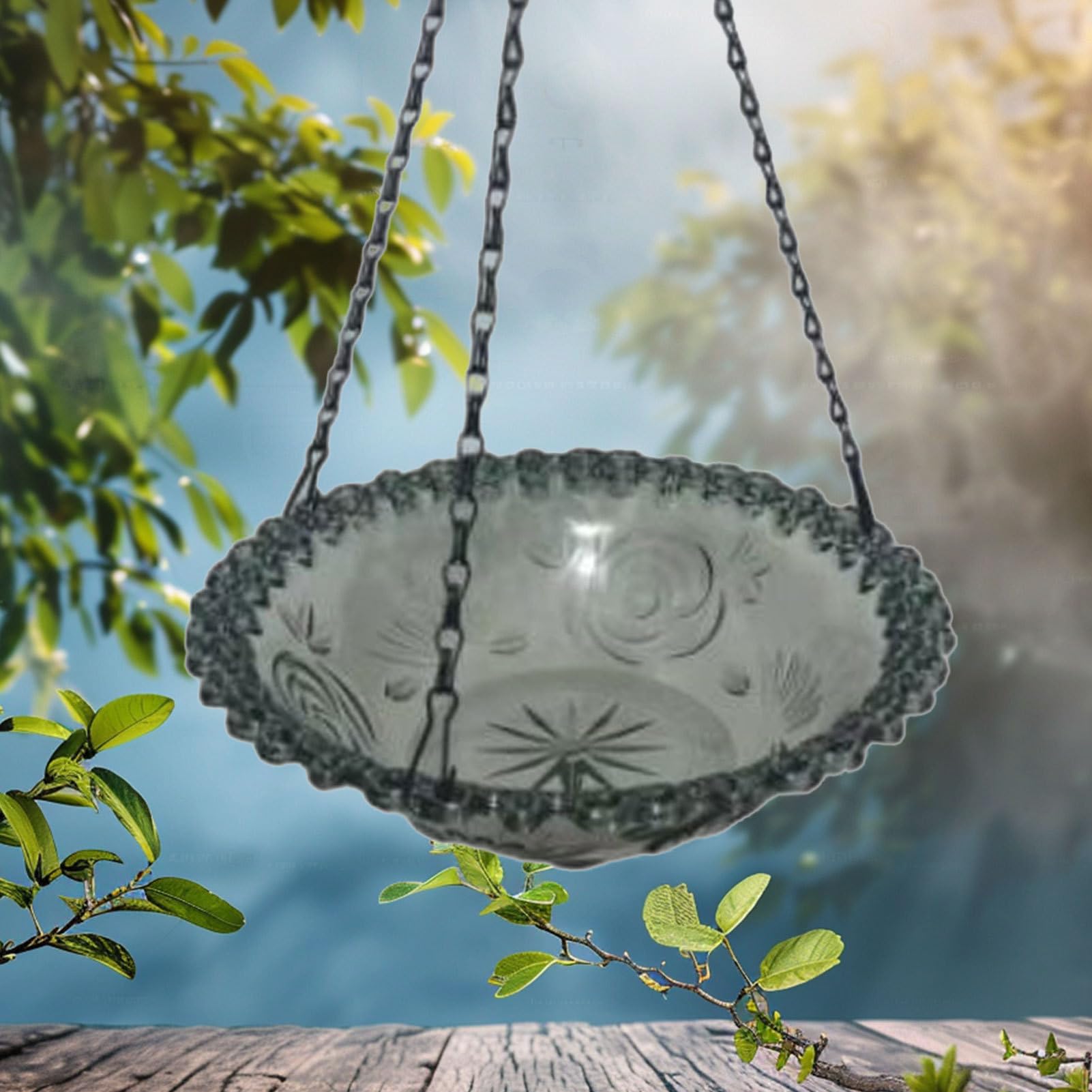 Abreuvoir pour Oiseaux - Petit Bain d'oiseaux,Décoration De Jardin pour Mangeoire Et Abreuvoir Oiseaux Bassin Extérieur Terrasse Pergola Pavillon Intérieur