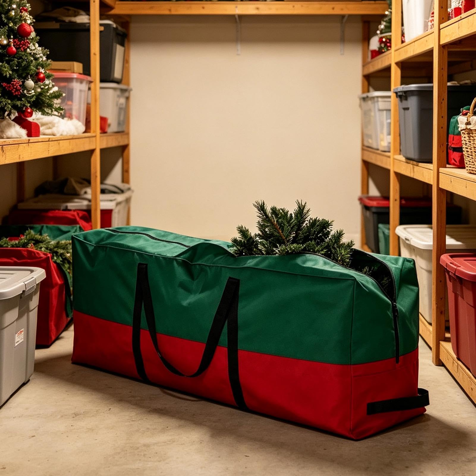 Borsa per albero di Natale Protezione Impermeabile in Tessuto Oxford 600D