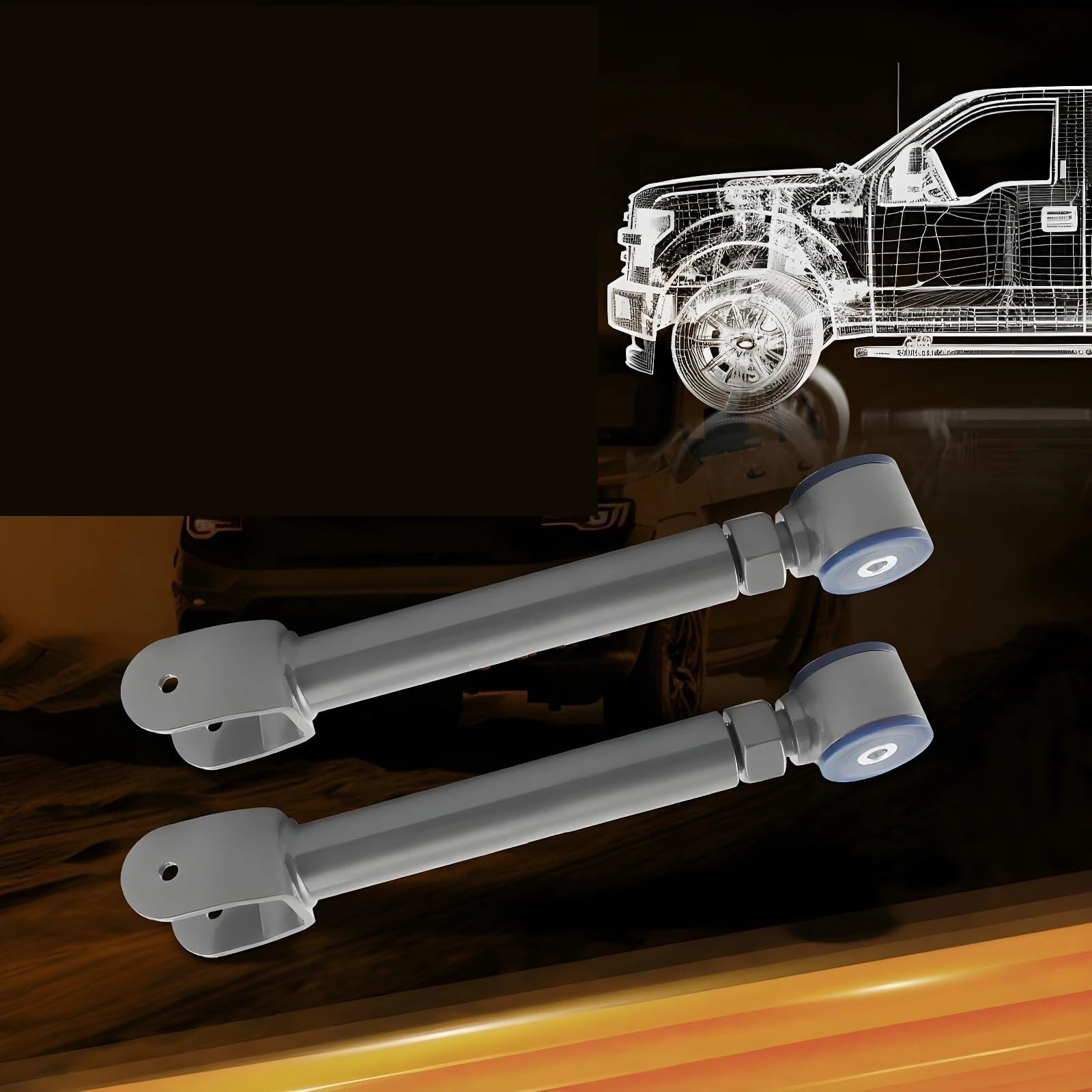 Ramiona zawieszenia Pasuje do Jeep Grand Cherokee Wj 2002 2 szt. Regulowane zestawy przedniego górnego wahacza Hd Wahacz sterujący