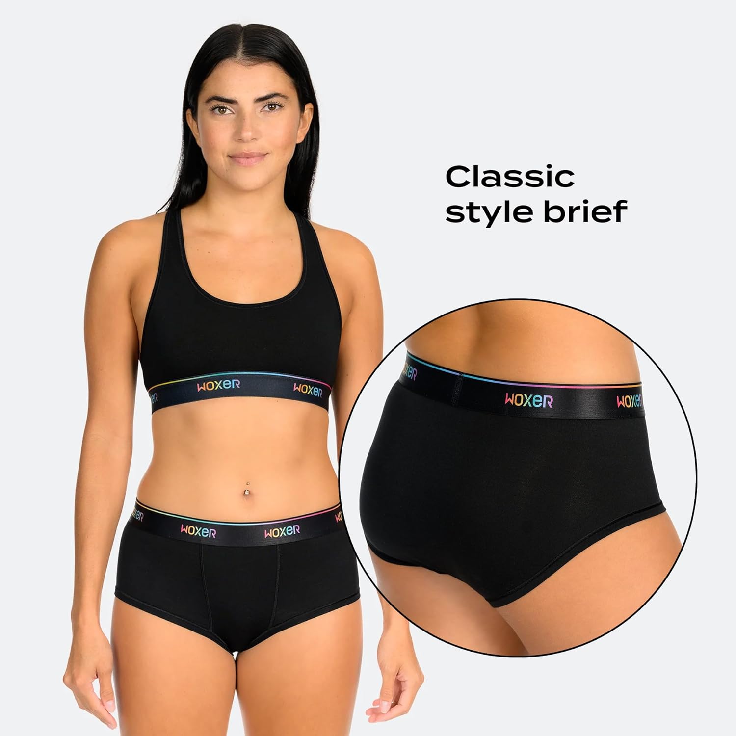 Woxer Women’s Classic Seamless Boyshort Panties, Soft Modal Fabric with No Roll Inseam, Chafe-Free, Breathable Design - Image 3