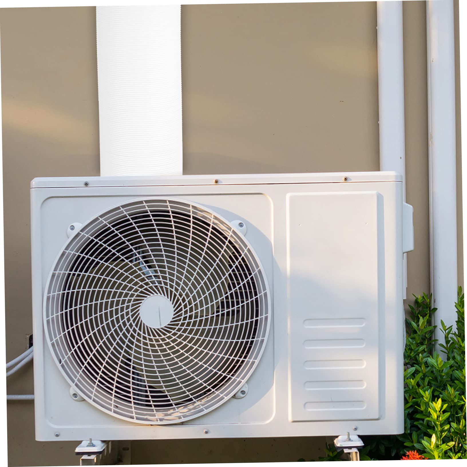 Alipis Tubo Flessibile Ppr per Condizionatore Portatile Bianco, 2 Metri, Facile da Installare da Conservare, Estremità Connettibili per Ventilazione Efficiente