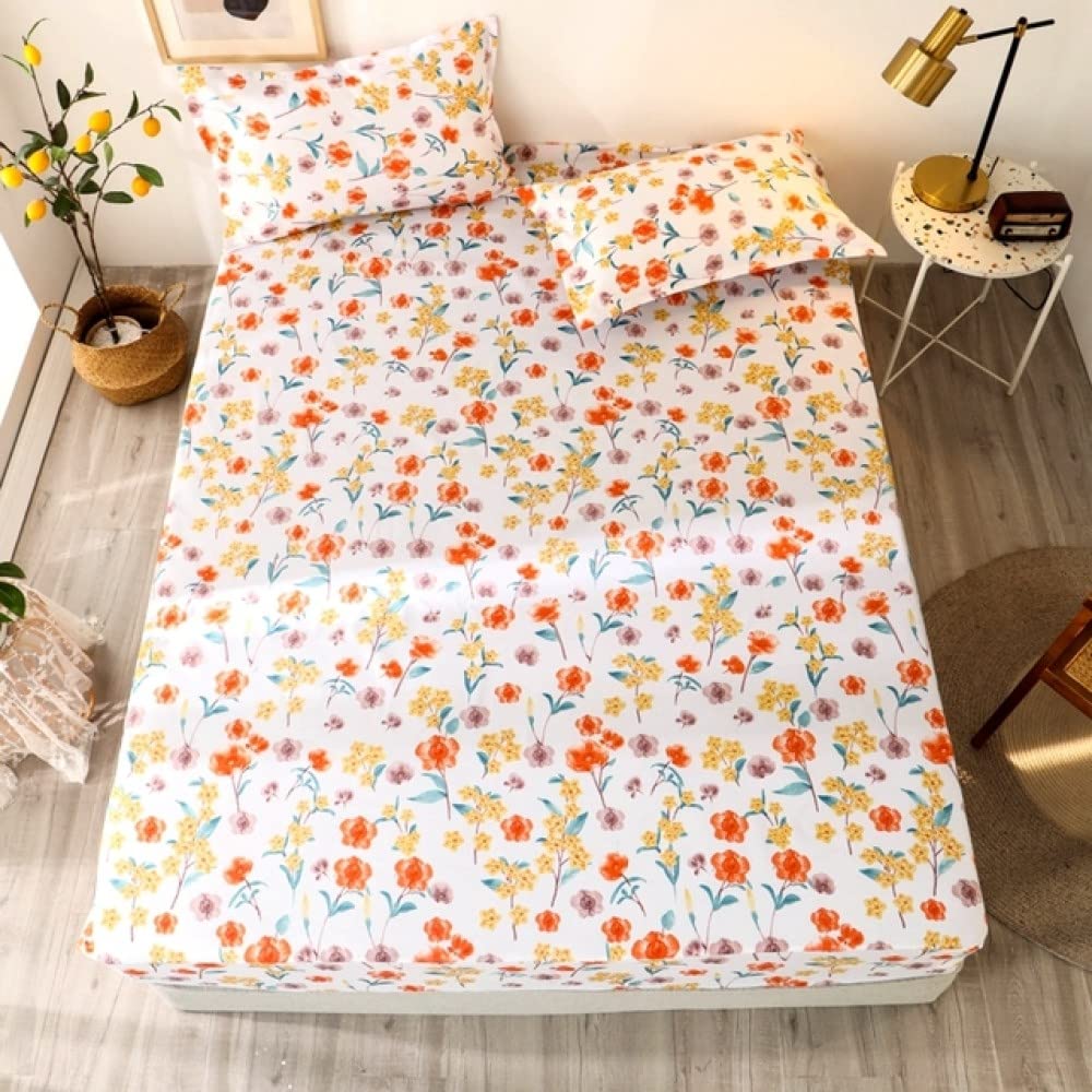 Drap-Housse imprimé résistant qui ne glisse pas pour lit 120x200