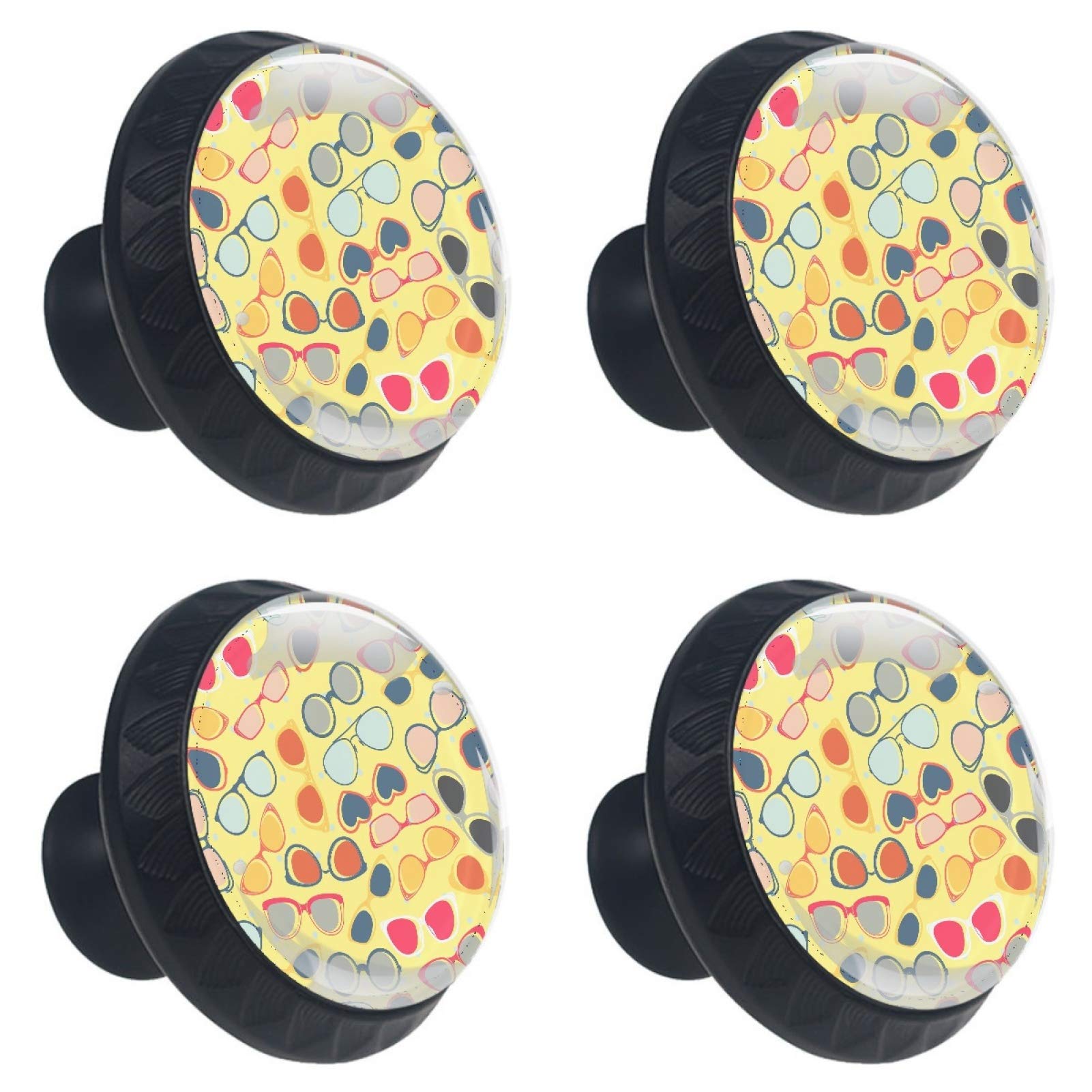 Boutons de tiroir d'été en cristal de 30 mm pour la salle de bain