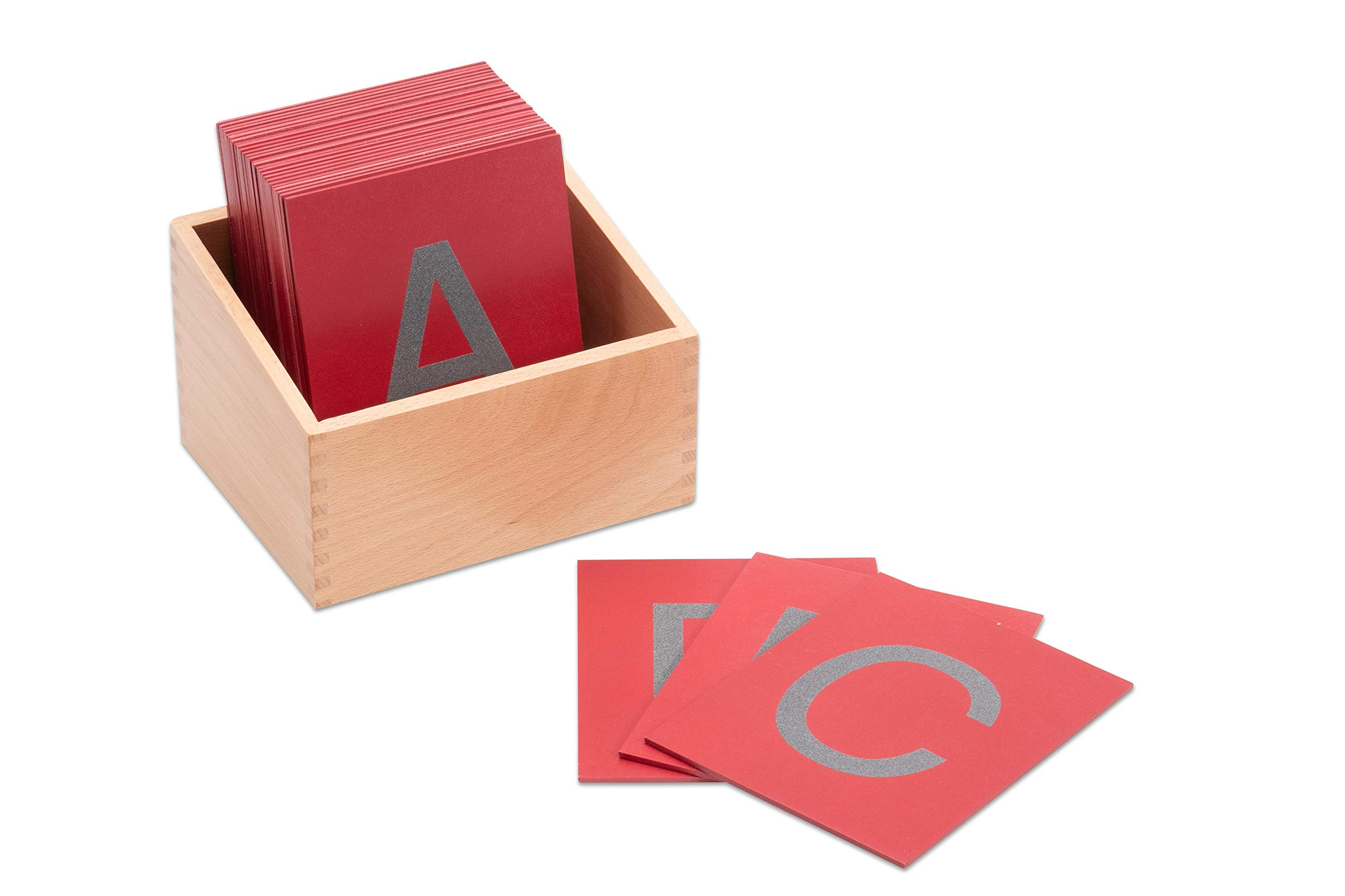 Betzold - Fühl- und Tastplatten, Groß- und Kleinbuchstaben Alphabet Lernmittel Deutsch